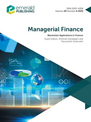cover image of Managerial Finance, Volume 46, Number 6